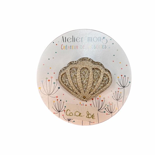 Broche coquillage Atelier Mong