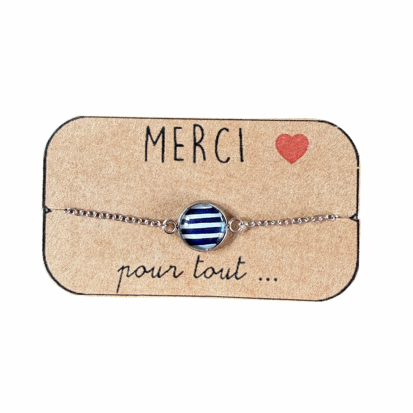 Bracelet cabochon Dans l’air du temps