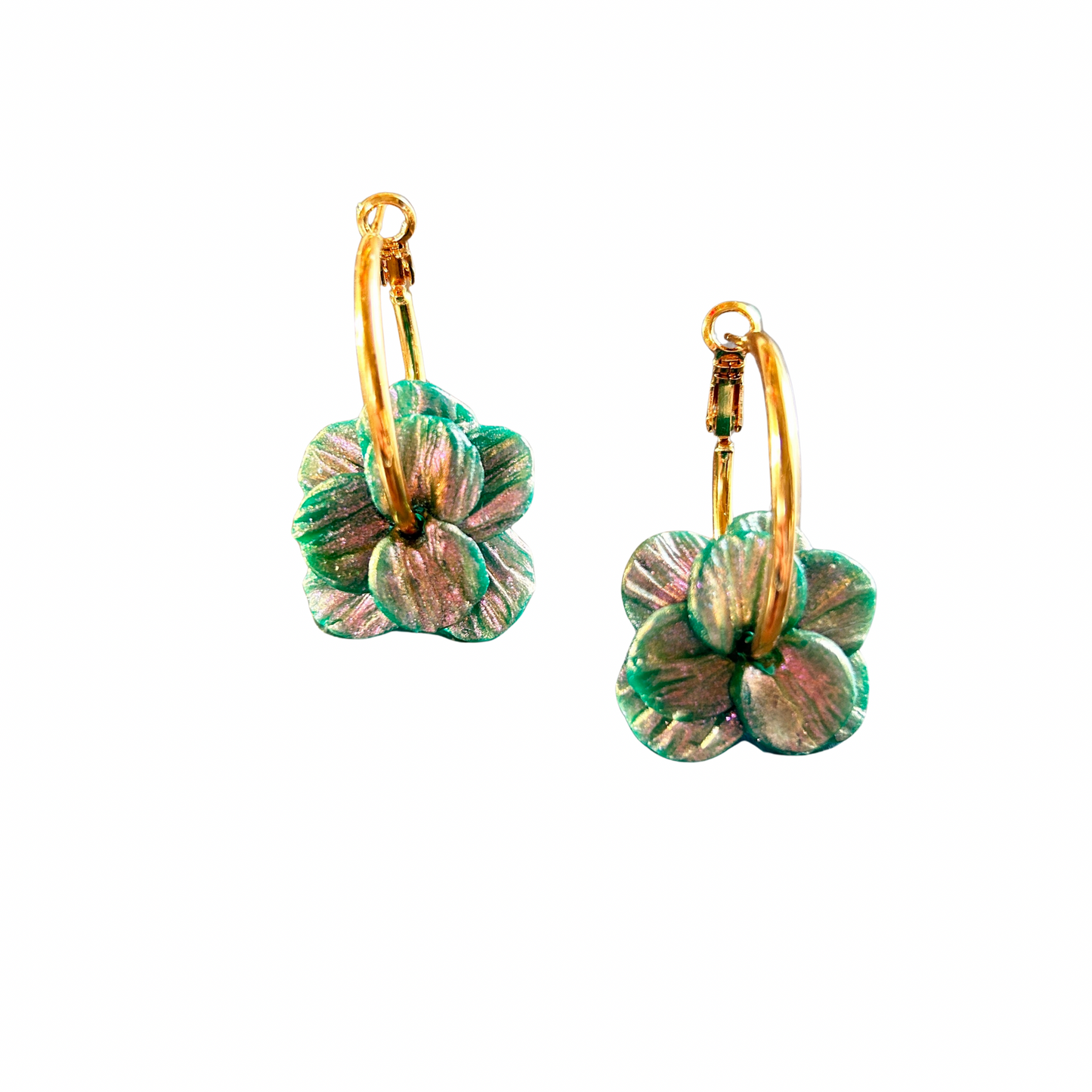 🌸 Boucles d’oreilles Œillet Pistil’art