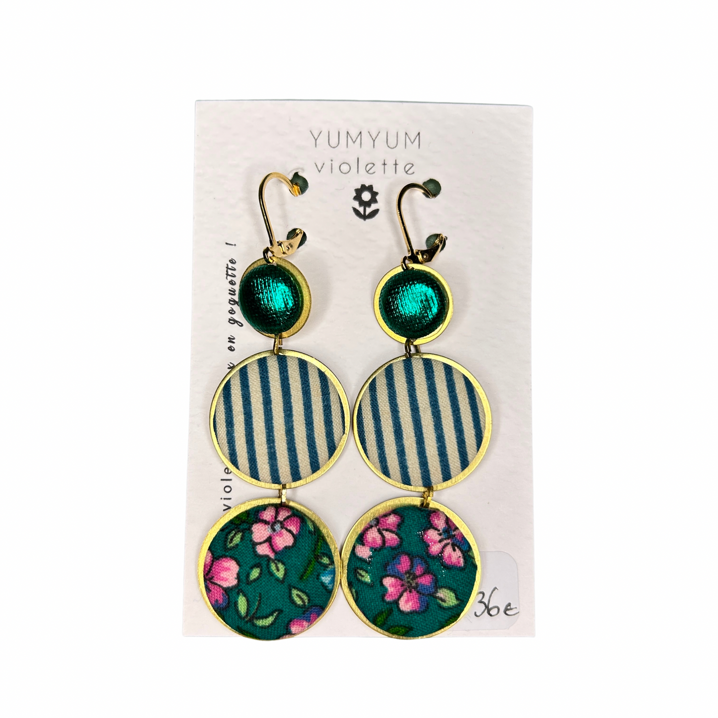 Boucles d’oreilles Lola - YumYum violette