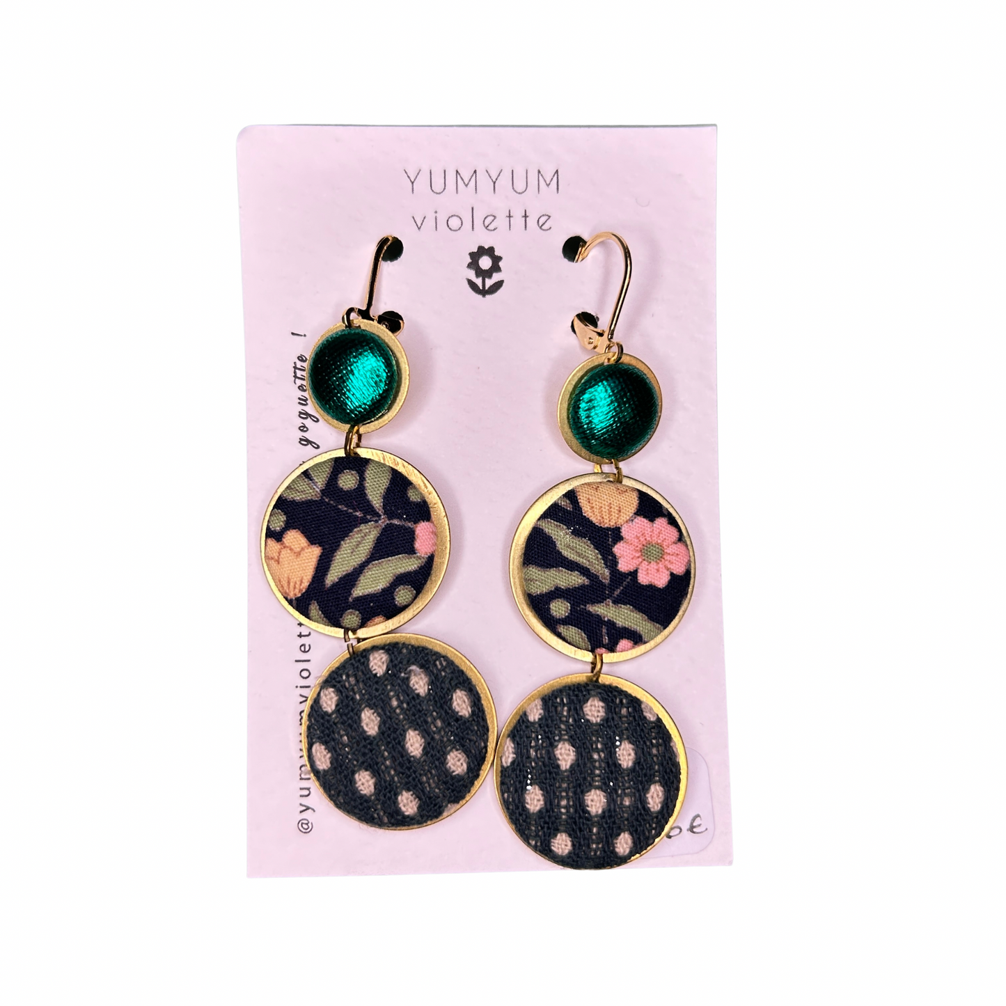 Boucles d’oreilles Lola - YumYum violette