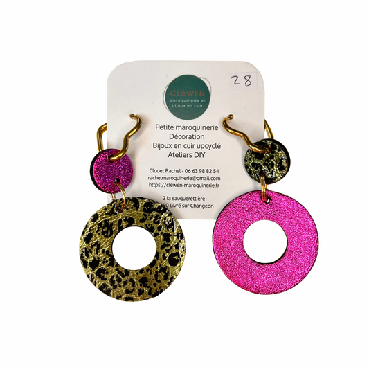 Boucles d’oreilles cœur Clewen