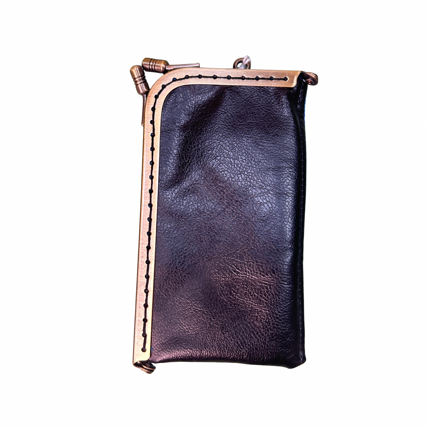 Porte-cartes minaudière - Emma et le lapin blanc