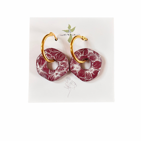 Boucles d’oreilles créoles Kcrea