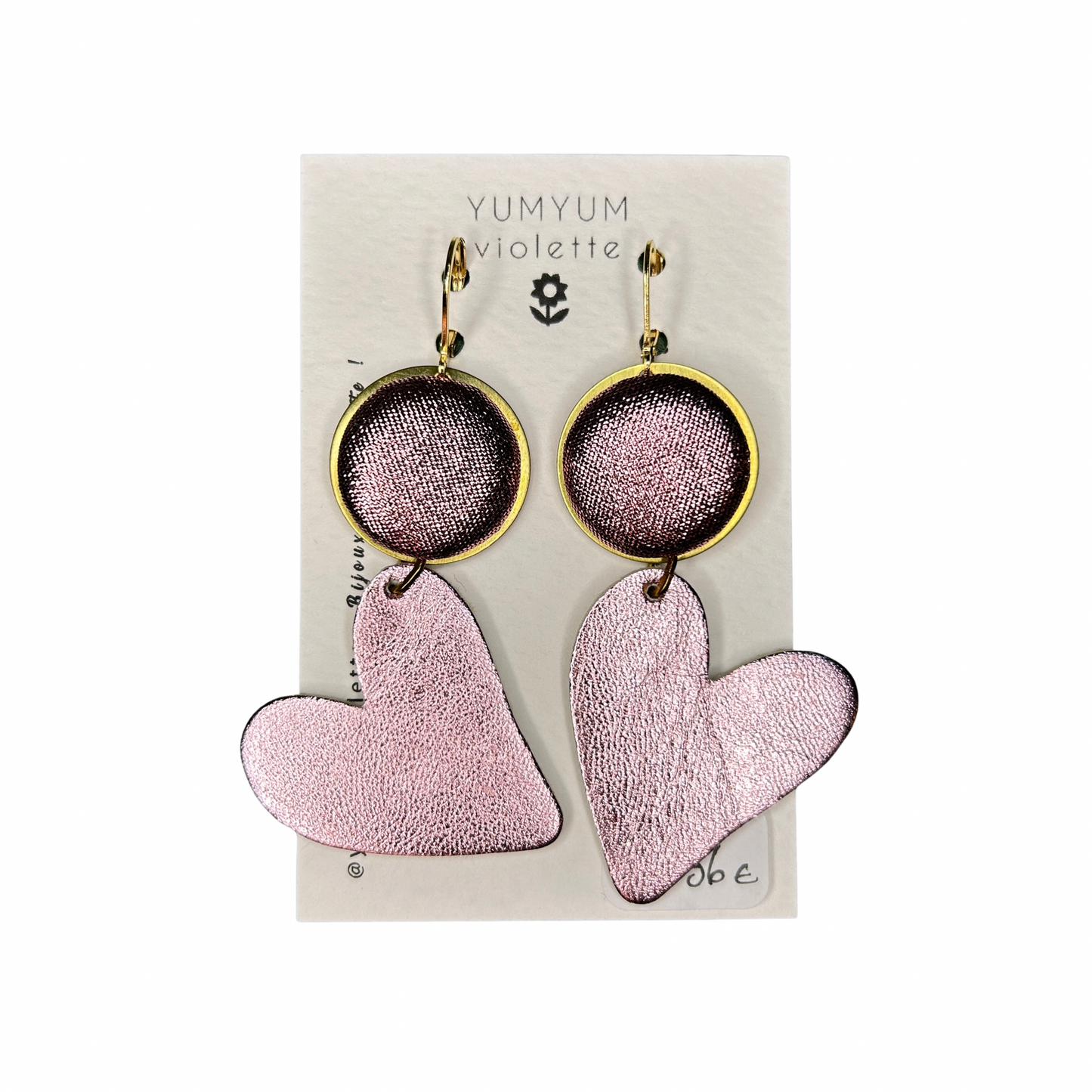 Boucles d’oreilles Coralie - YumYum violette