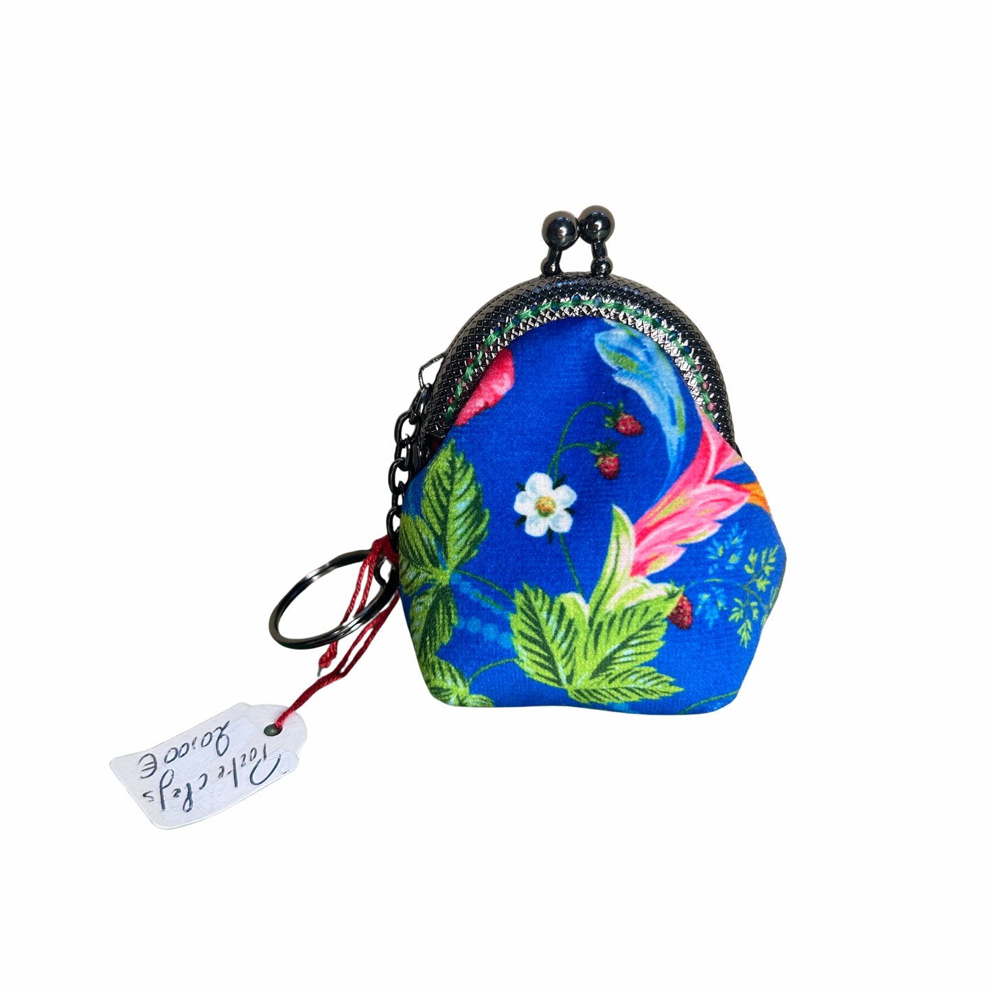 Porte-clefs bourse - Emma et le lapin blanc