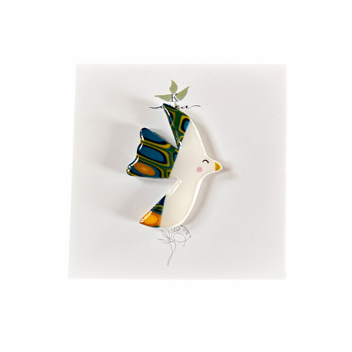 Pin’s oiseau Kcrea