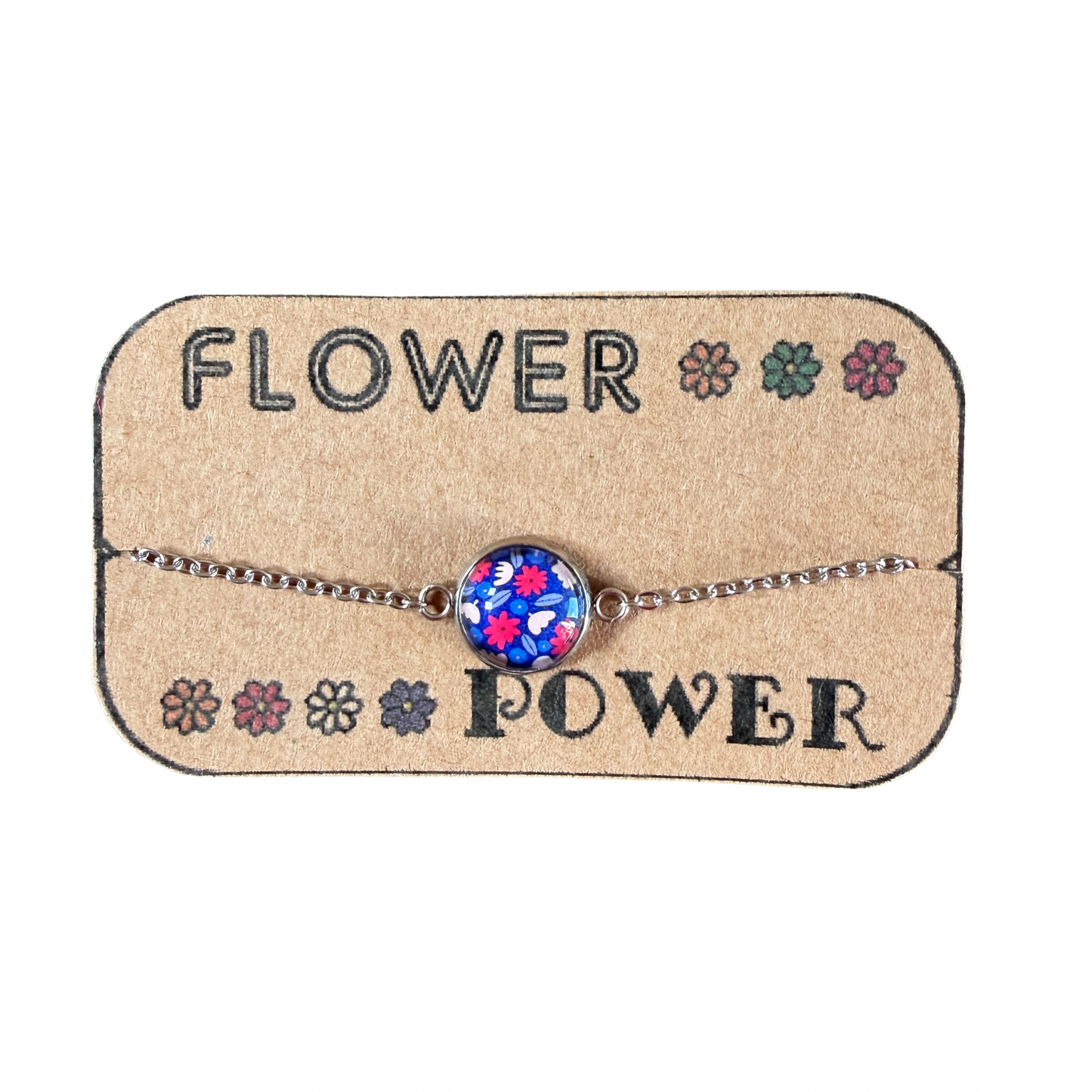 Bracelet cabochon Dans l’air du temps