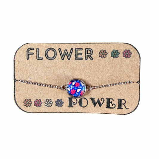 Bracelet cabochon Dans l’air du temps