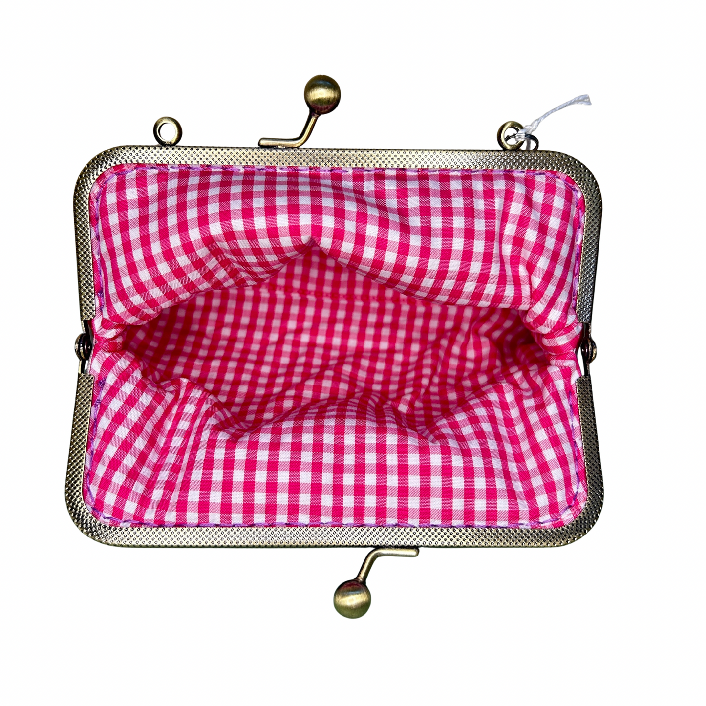 Pochette minaudière - Emma et le lapin blanc