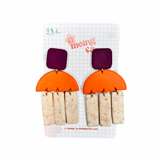 Boucles d’oreilles Camille O moing ça