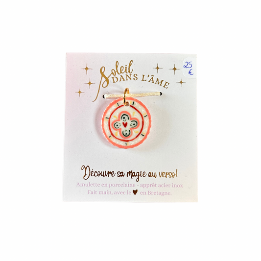 Amulette talisman “ s’aimer ” Soleil dans l’âme