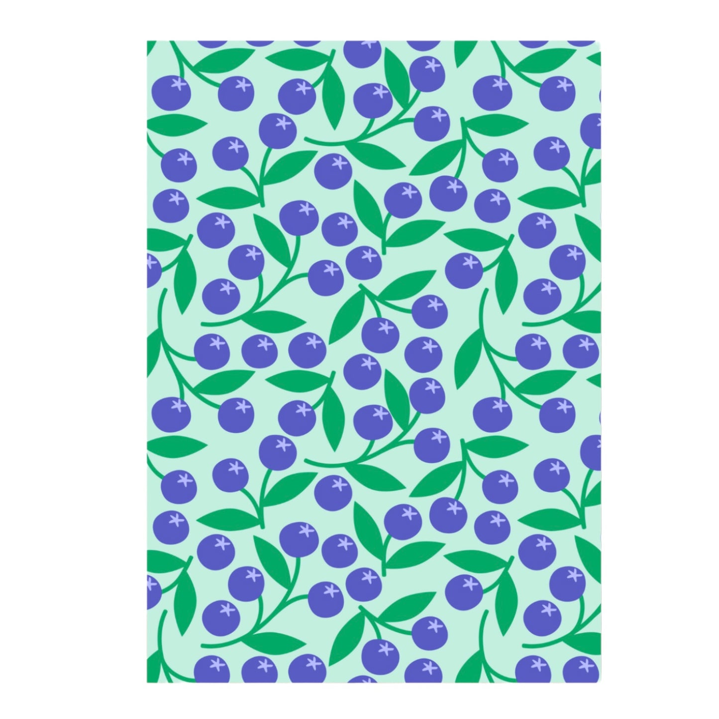 Carte A5 petites myrtilles Yuna illustrations
