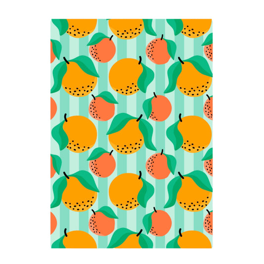 Carte A6 agrumes amers Yuna illustrations
