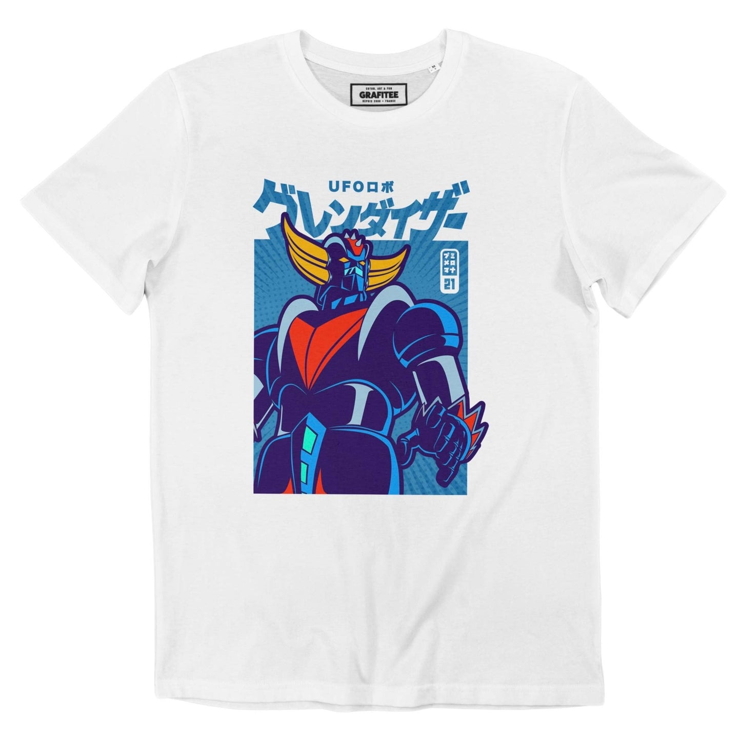 Tee-shirt L UFO Goldorak Grafitee