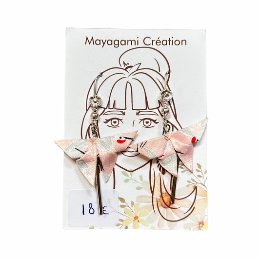 Boucles d’oreilles papillon Mayagami création