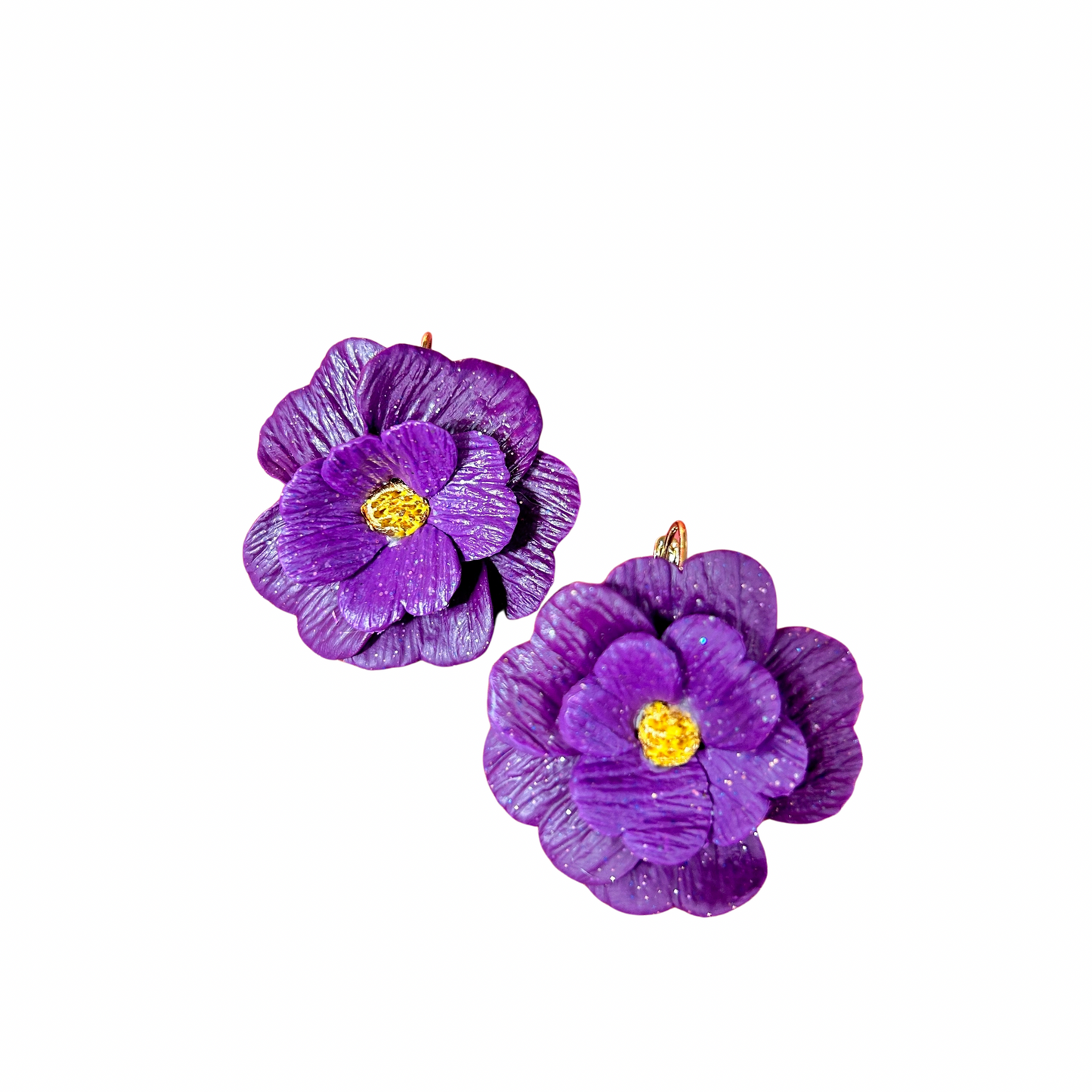 Boucles d’oreilles fleurs Pistil’art