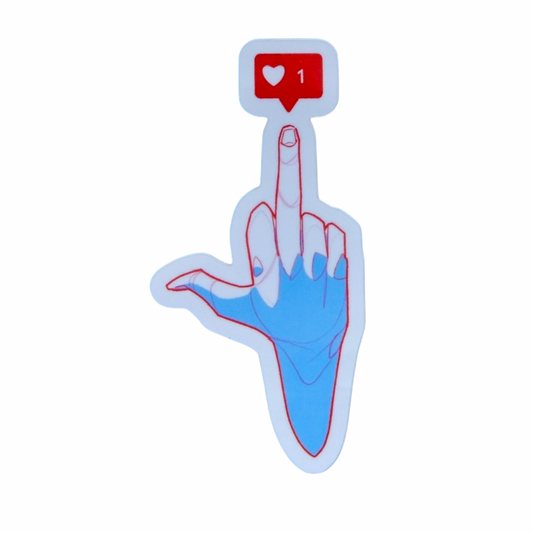 Sticker Doigt d’honneur Lolly Rikiki