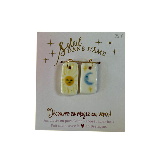 Amulette Lune et Soleil de Soleil dans l’âme