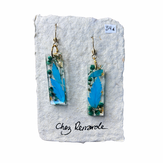 Boucles d’oreilles fleuries Chez renarde