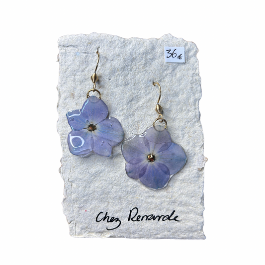 Boucles d’oreilles fleuries Chez renarde