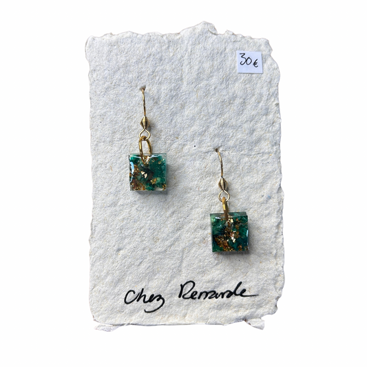 Boucles d’oreilles fleuries Chez renarde