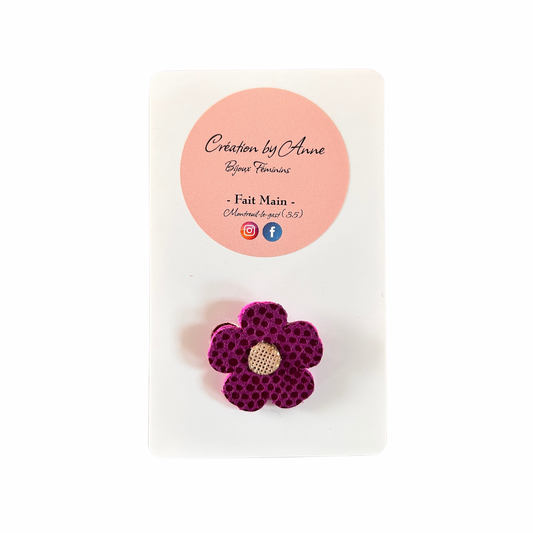 Broche fleur Créations by Anne