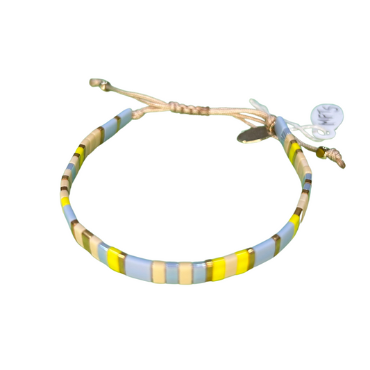 Bracelet perlé My French Touch