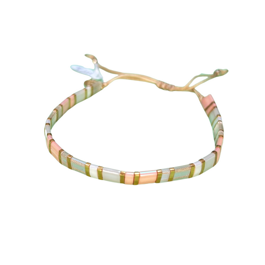 Bracelet perlé My french touch