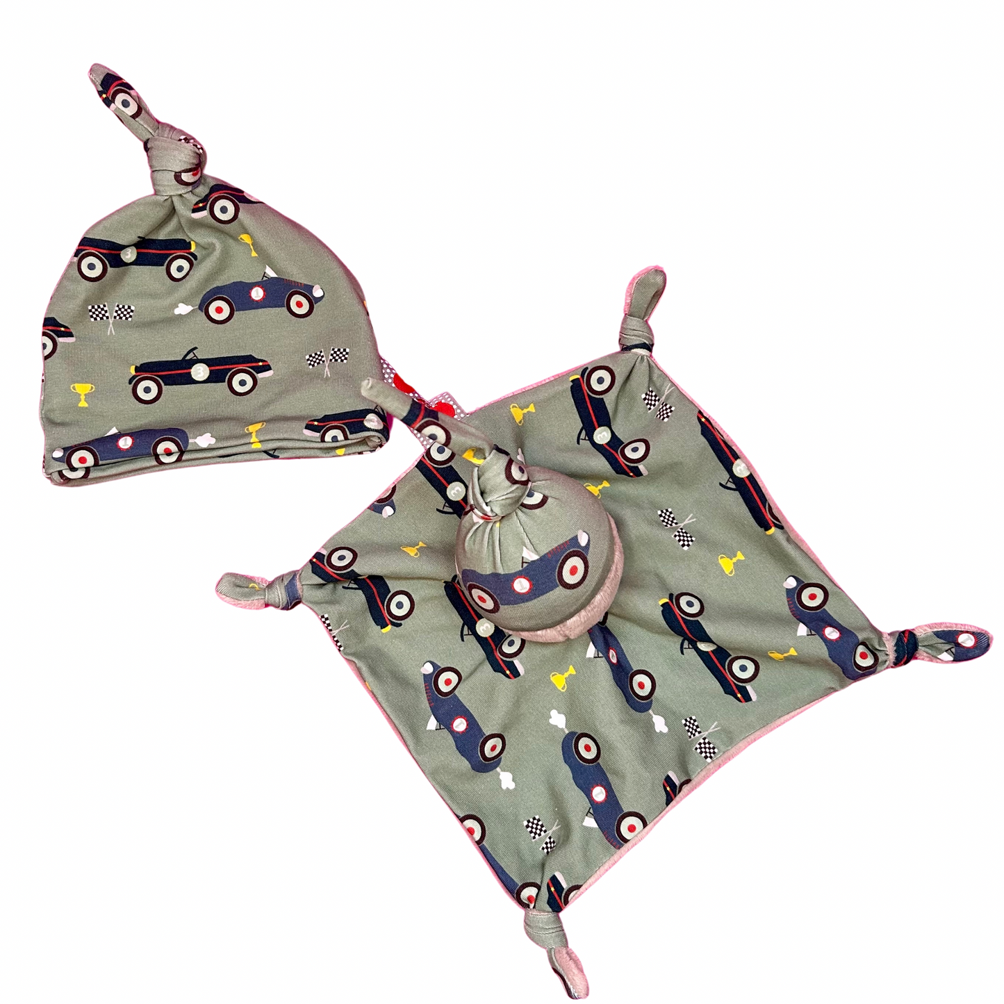Kit doudou & bonnet Petit Hippo