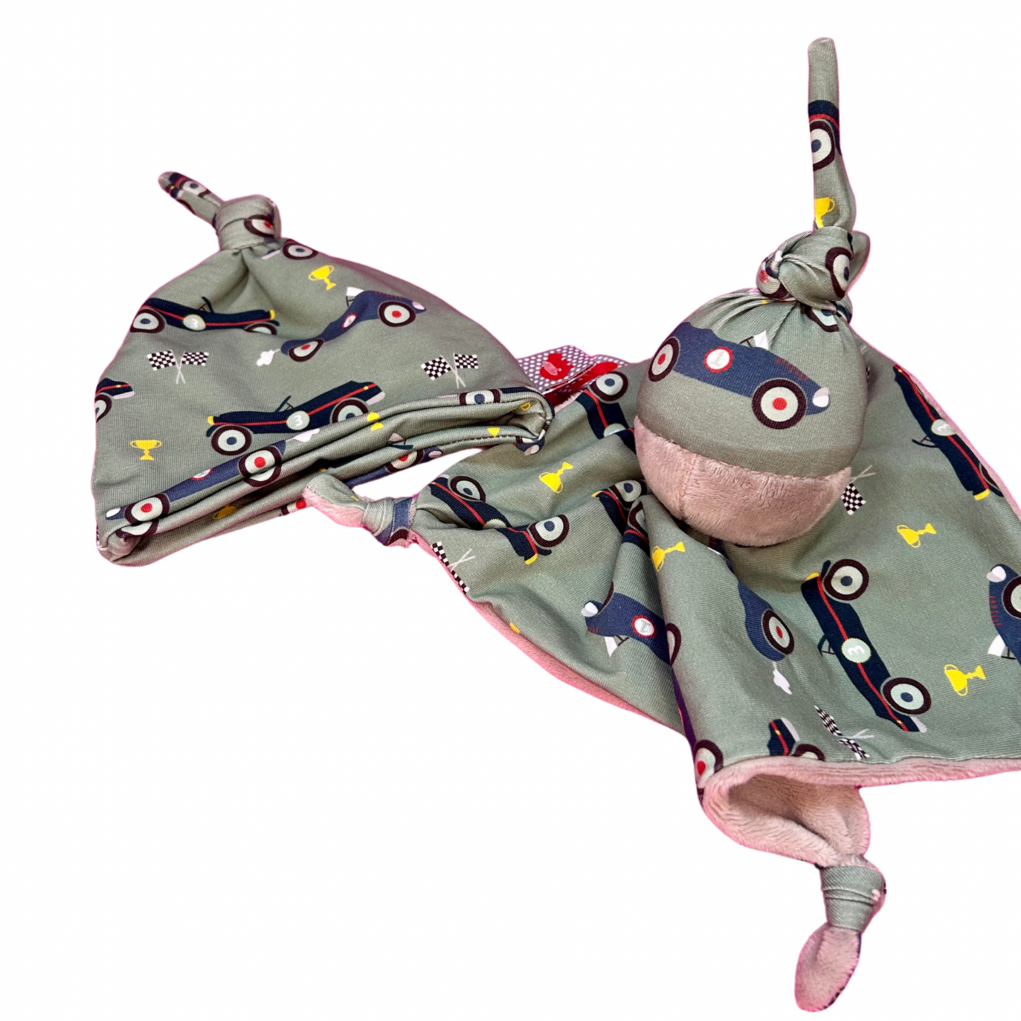 Kit doudou & bonnet Petit Hippo