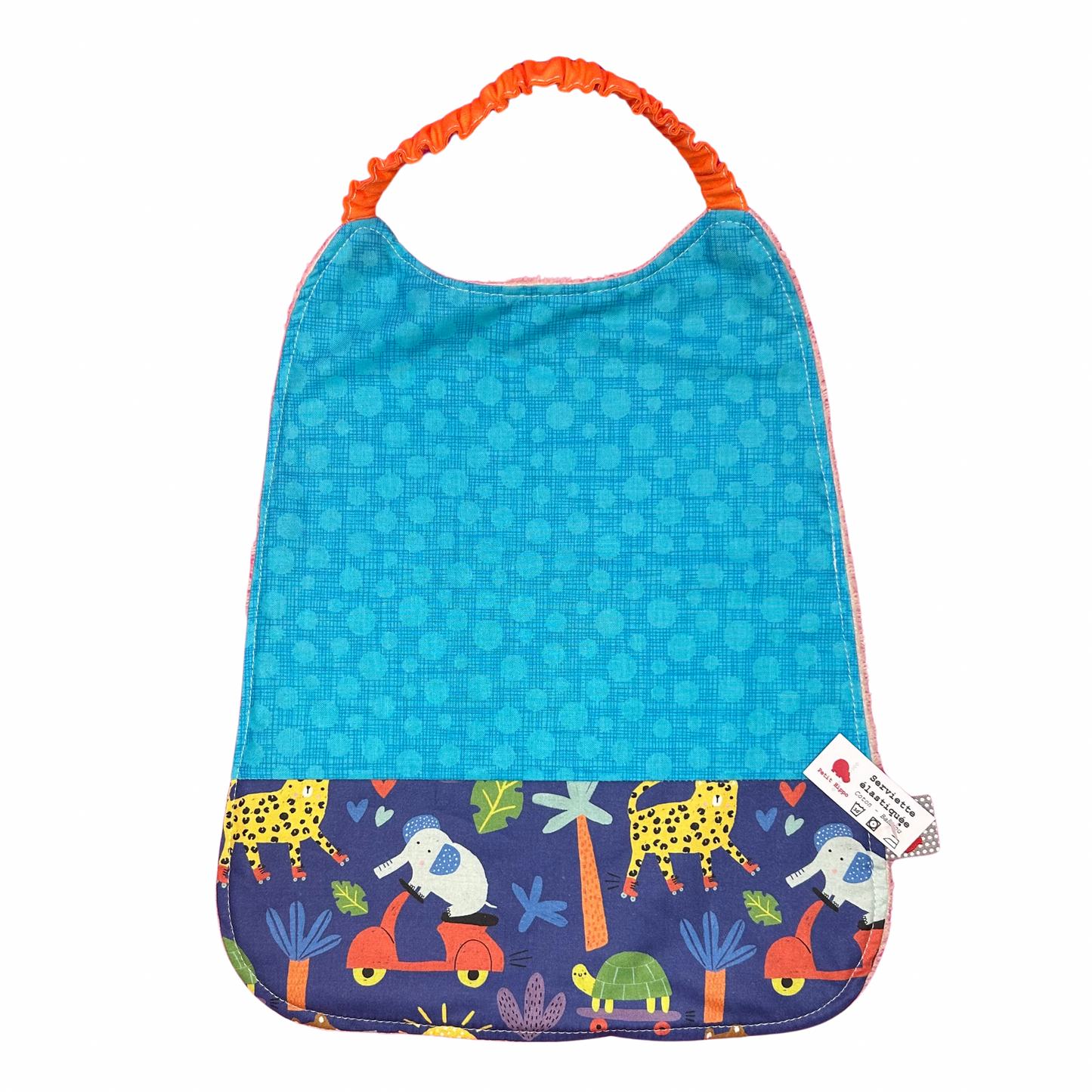 Serviette élastiquée Petit Hippo