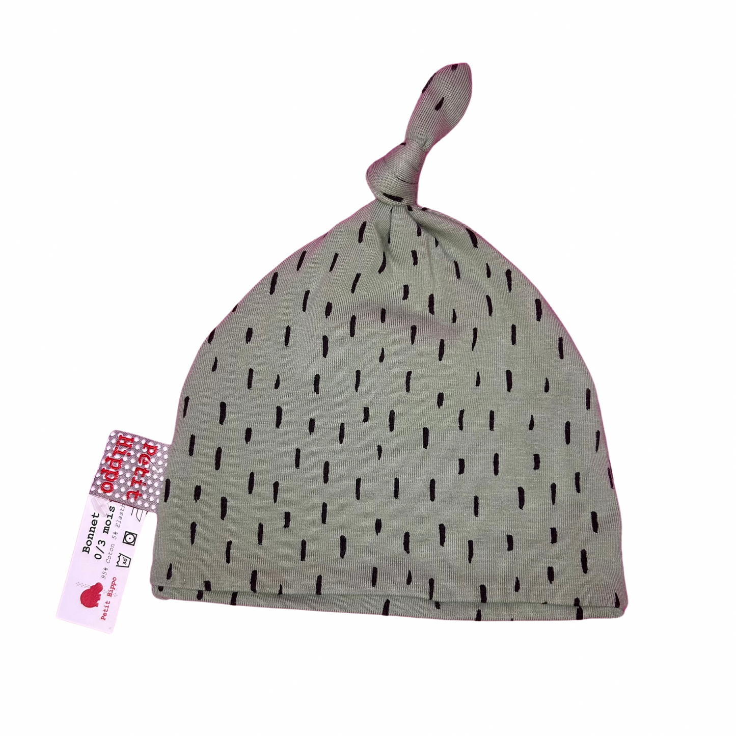 Bonnet de naissance Petit Hippo