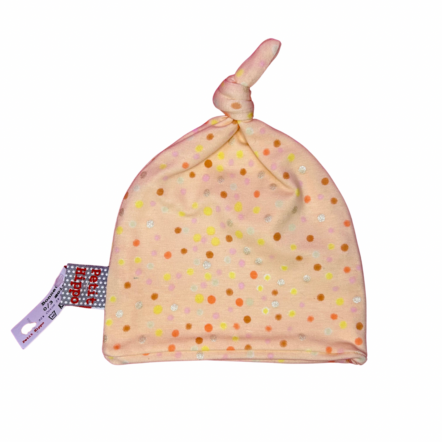 Bonnet de naissance Petit hippo