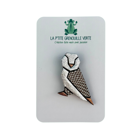 Broche Chouette La p'tite grenouille verte