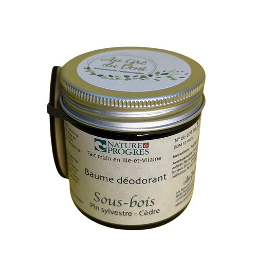 Baume déodorant sous-bois Au gré du vent