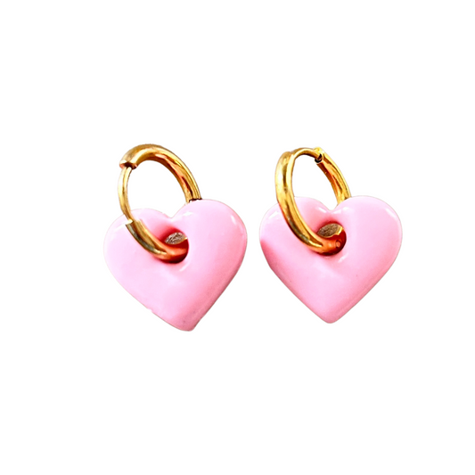 Petites créoles cœur Gigi Pop