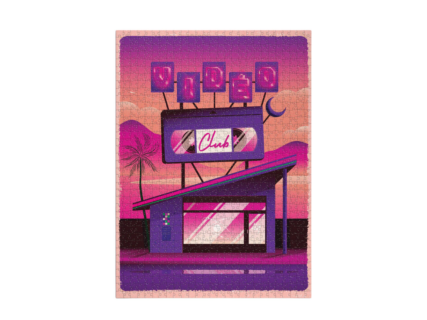 Puzzle 1000’ vidéo shop Yuna illustrations