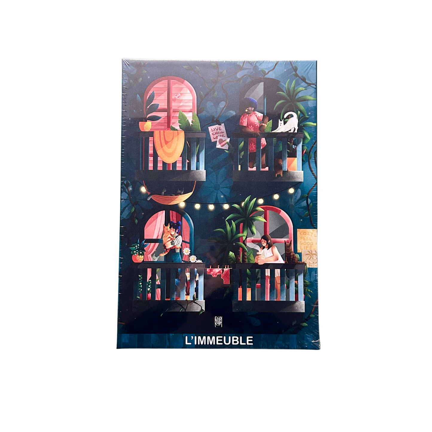Puzzle 1000’ l’immeuble Yuna illustrations