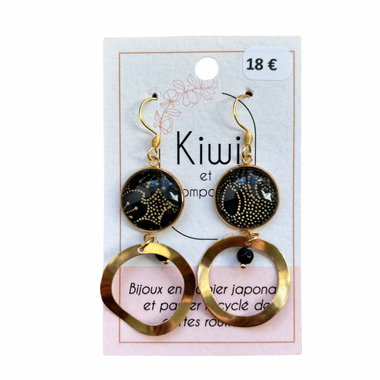 Boucles d’oreilles Kiwi et compagnie