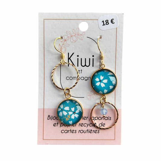 Boucles d’oreilles Kiwi et compagnie