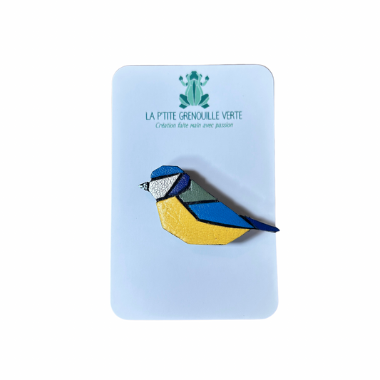 Broche Solange La mésange La p’tite grenouille verte