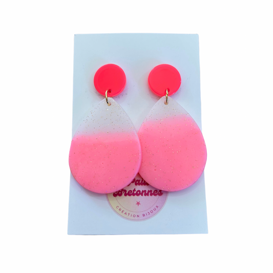 Boucles d’oreilles Les paillettes bretonnes