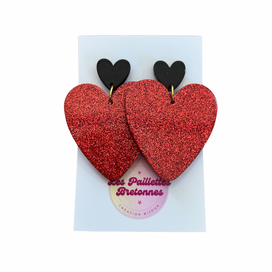 Boucles d’oreilles Les paillettes bretonnes