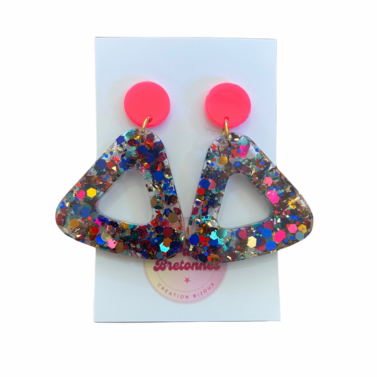 Boucles d’oreilles Les paillettes bretonnes