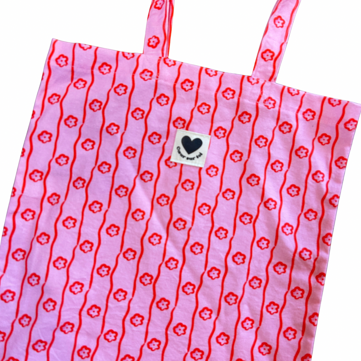 Tote bag cœur sur toi