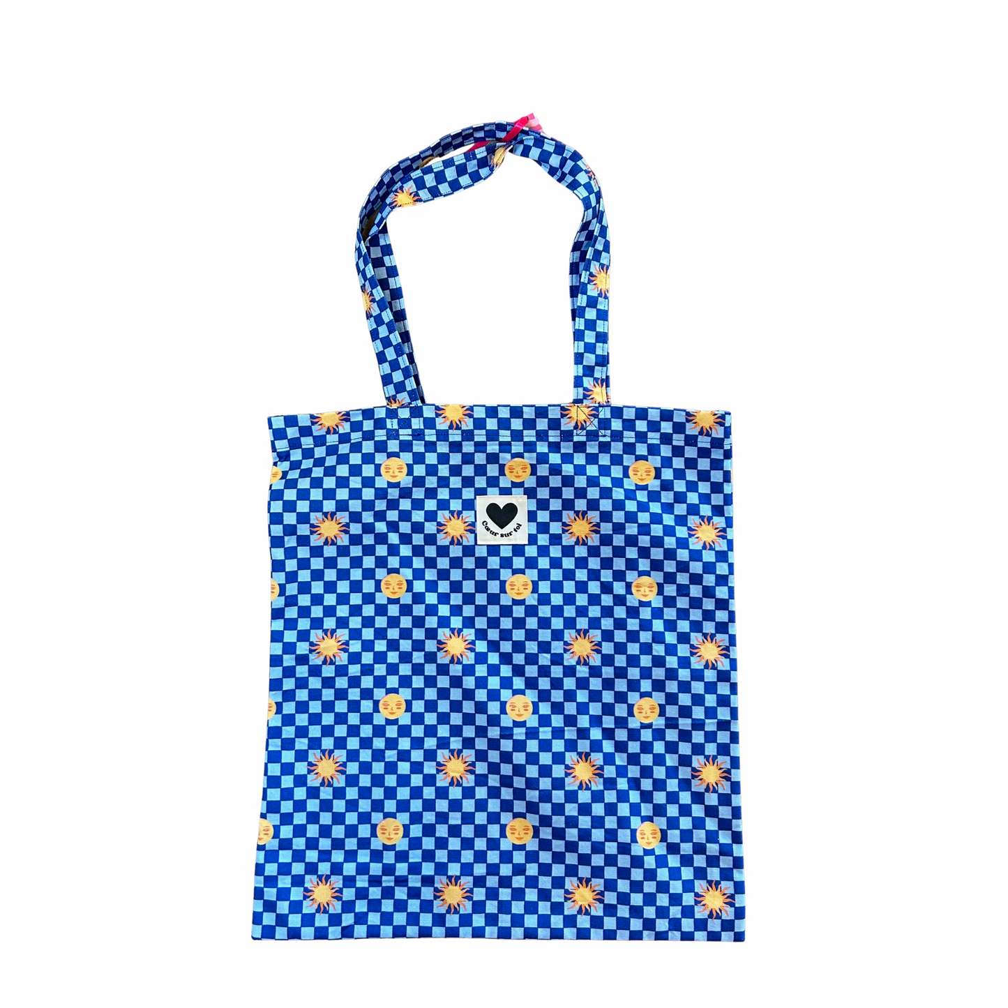 Tote bag cœur sur toi