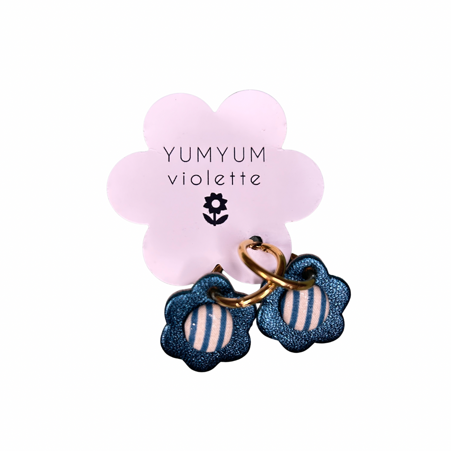 Boucles d’oreilles “Ginette” – YumYum Violette