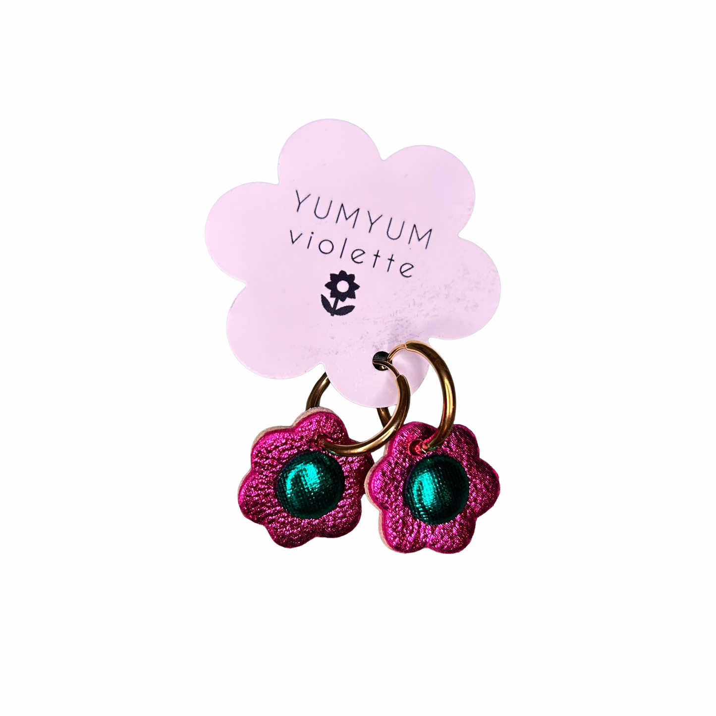 Boucles d’oreilles “Ginette” – YumYum Violette