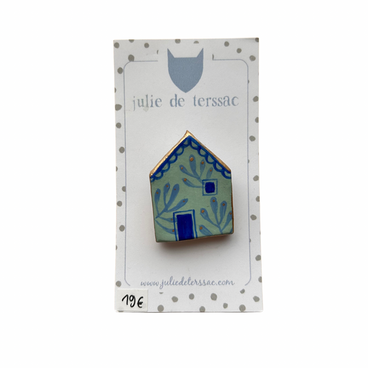 Broche maison Julie Deterssac